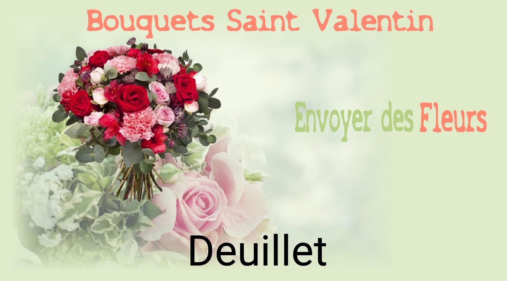 Roses de Saint-Valentin livrées à Deuillet